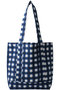 【ELLESHOP限定】SMALL TOTE GINGHAM トートバッグ エスゼット ブロックプリント/SZ BLOCKPRINTS