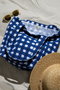 【ELLESHOP限定】SMALL TOTE GINGHAM トートバッグ エスゼット ブロックプリント/SZ BLOCKPRINTS
