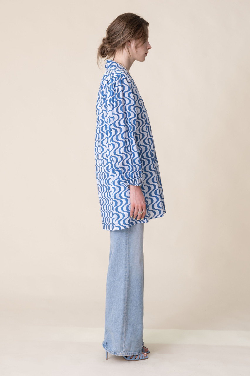 SZ BLOCKPRINTS(エスゼット ブロックプリント)｜LARA DRESS WAVY