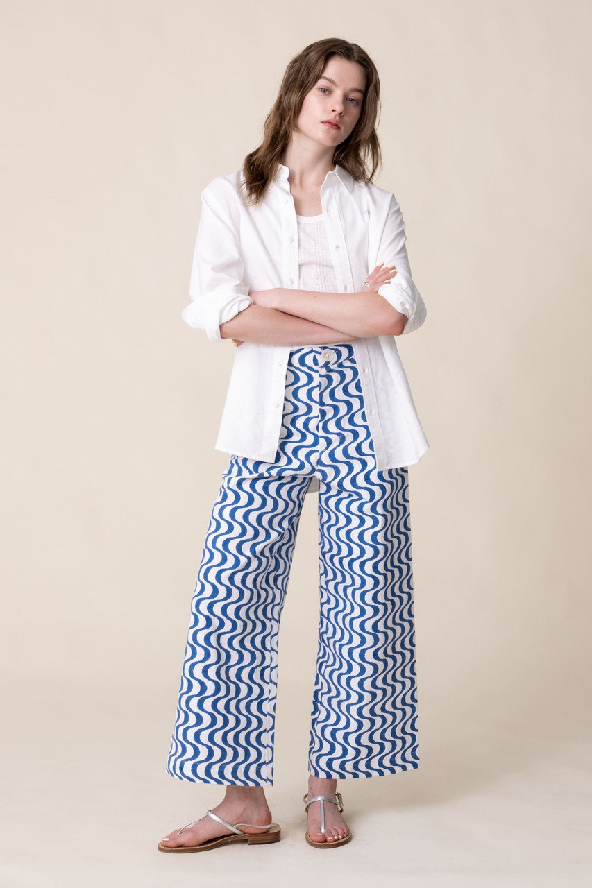 SZ BLOCKPRINTS(エスゼット ブロックプリント)｜DISCO PANTS WAVY