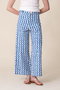 DISCO PANTS WAVY ワイドパンツ エスゼット ブロックプリント/SZ BLOCKPRINTS