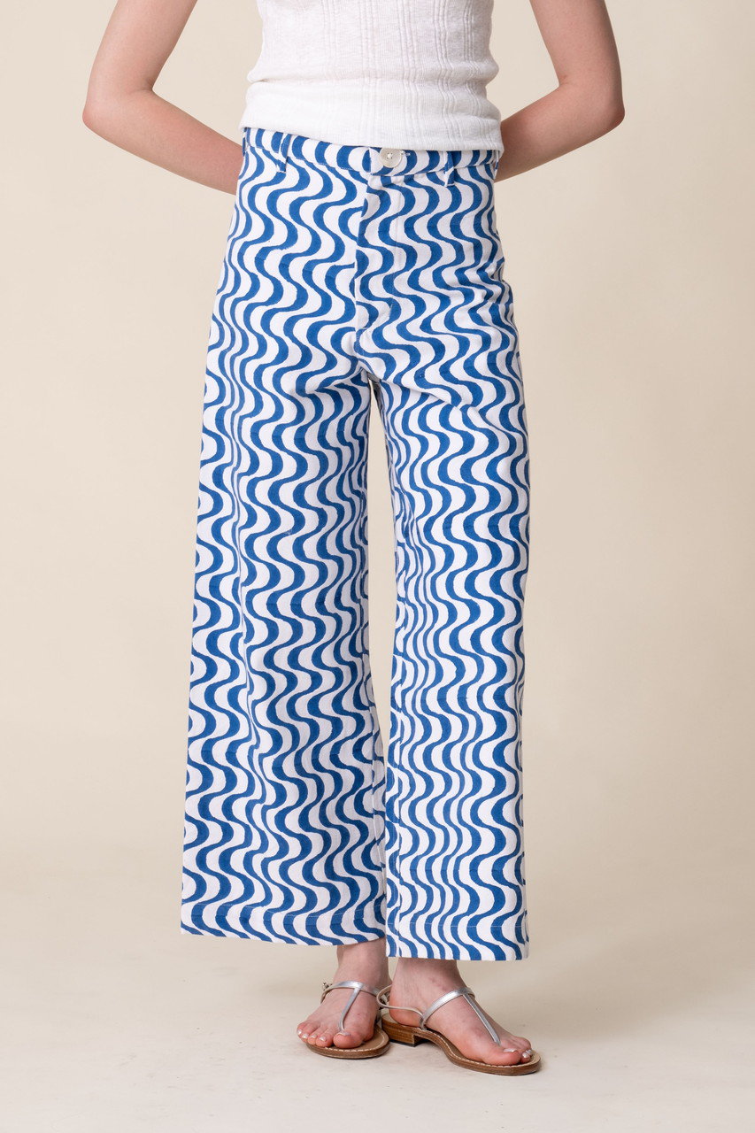 SZ BLOCKPRINTS(エスゼット ブロックプリント)｜DISCO PANTS WAVY