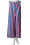 DISCO PANTS DOUBLE THICK STRIPE ワイドパンツ エスゼット ブロックプリント/SZ BLOCKPRINTS