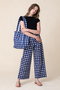 DISCO PANTS GINGHAM ワイドパンツ エスゼット ブロックプリント/SZ BLOCKPRINTS