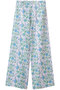 DISCO PANTS PADRA ワイドパンツ エスゼット ブロックプリント/SZ BLOCKPRINTS ブルー