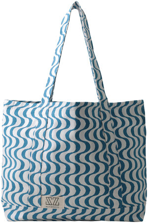 エスゼット ブロックプリント/SZ BLOCKPRINTSのMEDIUM TOTE WAVY トートバッグ(120200/120201)