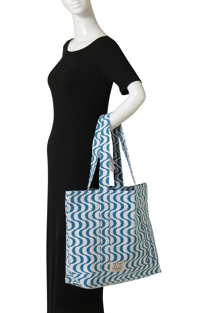 SZ BLOCKPRINTS(エスゼット ブロックプリント)｜MEDIUM TOTE WAVY