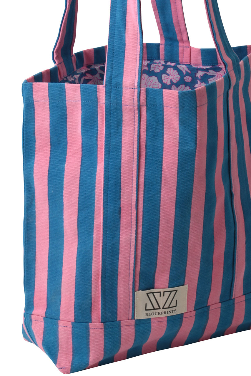 SZ BLOCKPRINTS(エスゼット ブロックプリント)｜SMALL TOTE DOUBLE