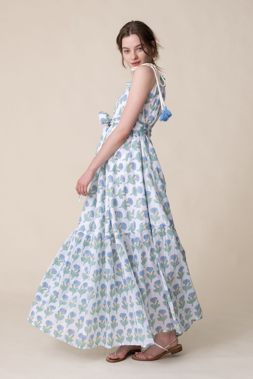 SZ BLOCKPRINTS(エスゼット ブロックプリント)｜ALEXANDRA DRESS FLEUR