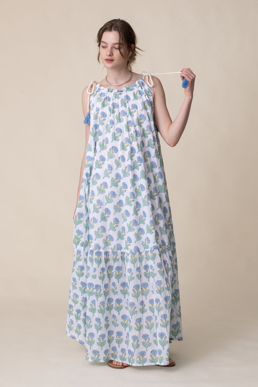 SZ BLOCKPRINTS(エスゼット ブロックプリント)｜ALEXANDRA DRESS FLEUR