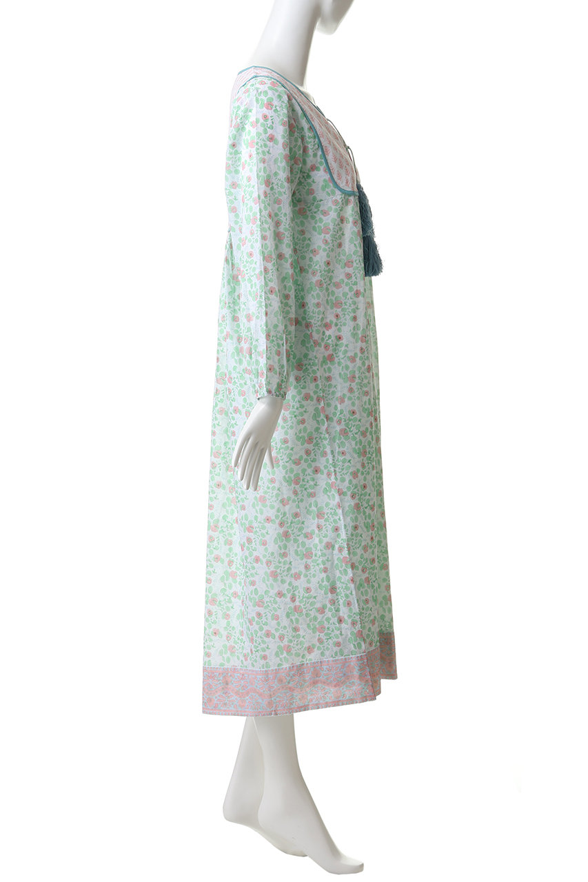 SZ BLOCKPRINTS(エスゼット ブロックプリント)｜KITTY DRESS BLUEBERRY
