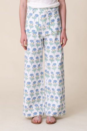 エスゼット ブロックプリント/SZ BLOCKPRINTSのBOSS PANTS FLEUR ワイドパンツ(110600/110601)