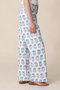 BOSS PANTS FLEUR ワイドパンツ エスゼット ブロックプリント/SZ BLOCKPRINTS