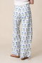 BOSS PANTS FLEUR ワイドパンツ エスゼット ブロックプリント/SZ BLOCKPRINTS