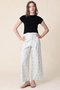 DISCO PANTS BLUEBERRY ワイドパンツ エスゼット ブロックプリント/SZ BLOCKPRINTS