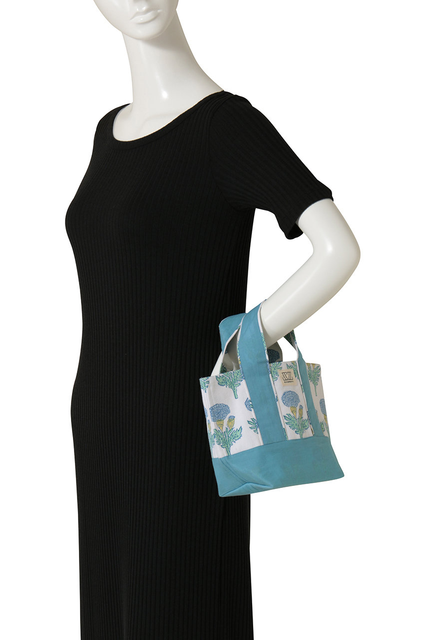 SZ BLOCKPRINTS(エスゼット ブロックプリント)｜MAINE MINI TOTE FLEUR