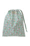 LAUNDRY BAG BLUEBERRY トラベルポーチ MEDIUM エスゼット ブロックプリント/SZ BLOCKPRINTS ライトグリーン