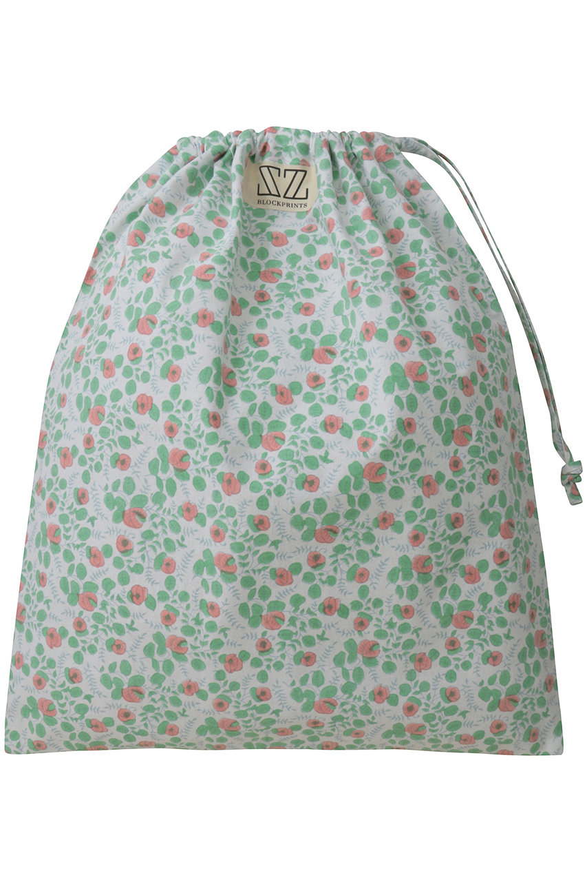 エスゼット ブロックプリント/SZ BLOCKPRINTSのLAUNDRY BAG BLUEBERRY トラベルポーチ LARGE(ライトグリーン/4351100017)