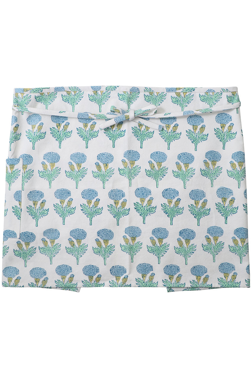 エスゼット ブロックプリント/SZ BLOCKPRINTSのHOST APRON FLEUR エプロン(ブルー/4355200001)
