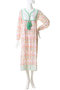 KITTY DRESS GERANIUM タッセル付きドレス エスゼット ブロックプリント/SZ BLOCKPRINTS