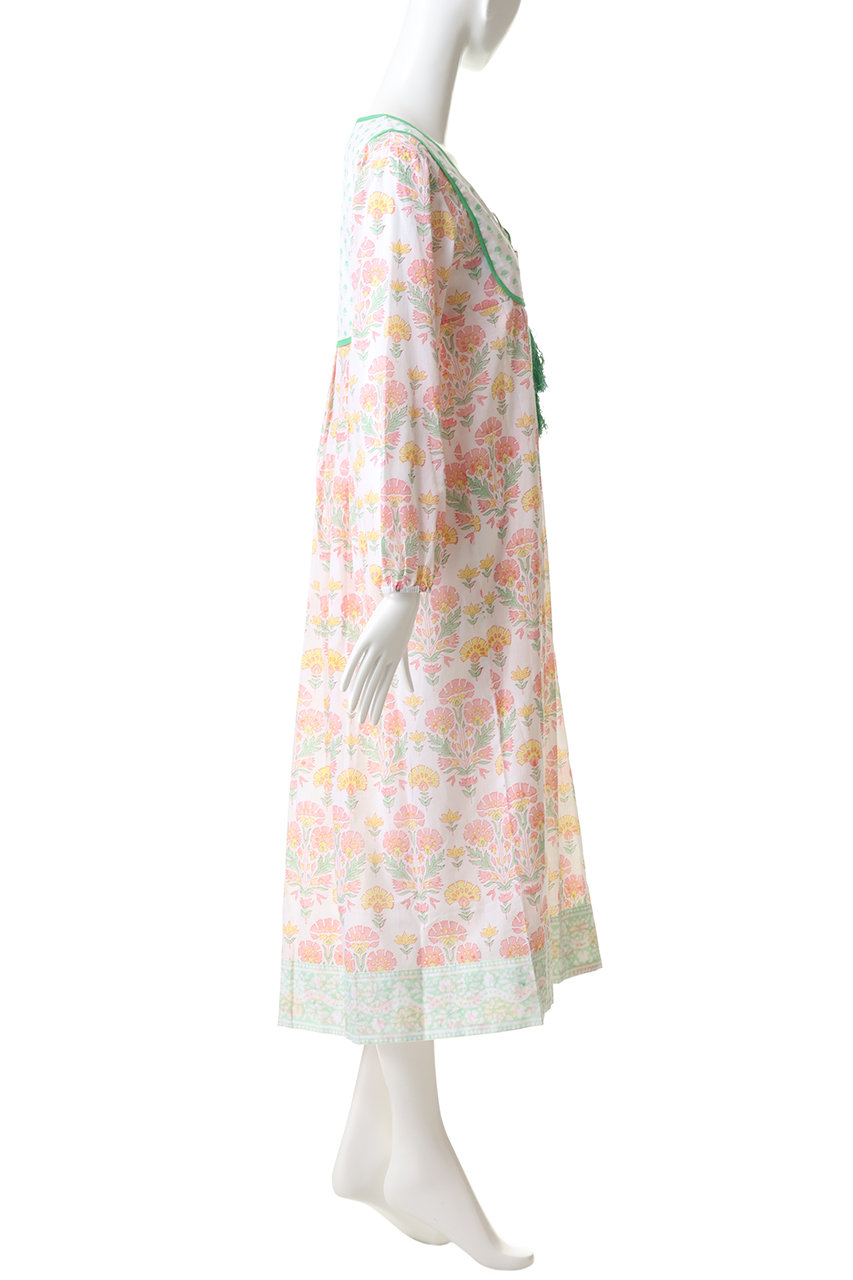 SZ BLOCKPRINTS(エスゼット ブロックプリント)｜KITTY DRESS GERANIUM