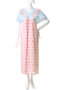 SAI DRESS SUN パフスリーブドレス エスゼット ブロックプリント/SZ BLOCKPRINTS