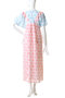 SAI DRESS SUN パフスリーブドレス エスゼット ブロックプリント/SZ BLOCKPRINTS
