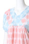 SAI DRESS SUN パフスリーブドレス エスゼット ブロックプリント/SZ BLOCKPRINTS