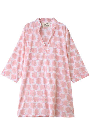 エスゼット ブロックプリント/SZ BLOCKPRINTSのSHORT DOUCE DRES SUN チュニックドレス(110500/110505)