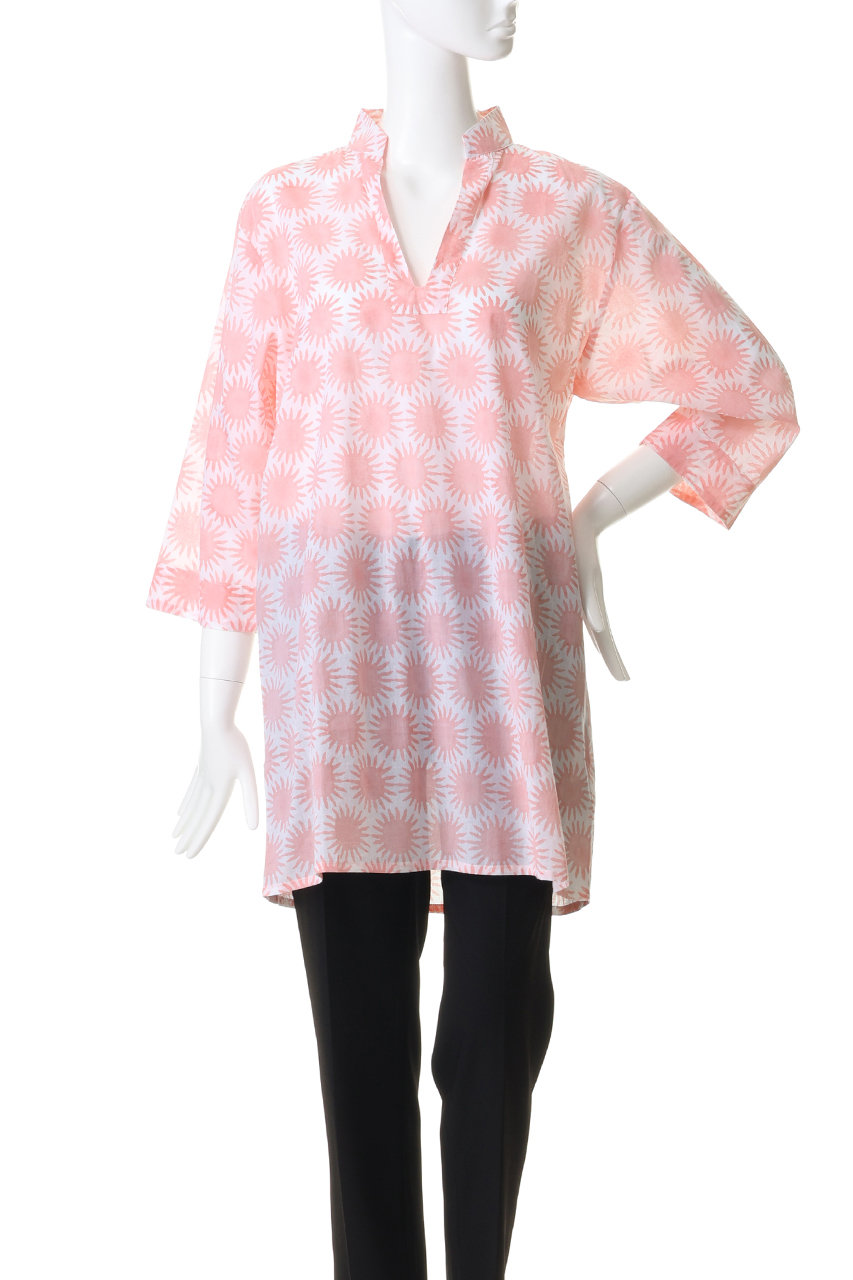 SZ BLOCKPRINTS(エスゼット ブロックプリント)｜SHORT DOUCE DRES SUN