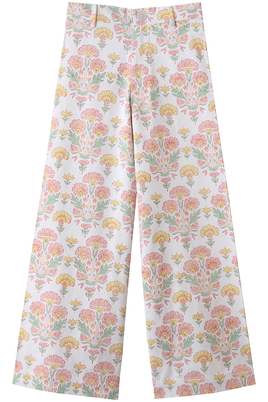 エスゼット ブロックプリント/SZ BLOCKPRINTSのDISCO PANTS GERANIUM ワイドパンツ(ピンク/4310600318)