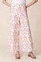 DISCO PANTS GERANIUM ワイドパンツ エスゼット ブロックプリント/SZ BLOCKPRINTS