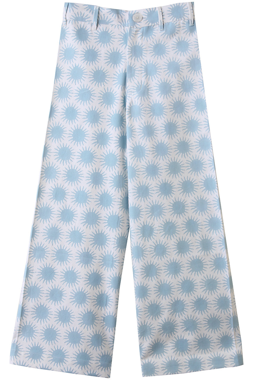 エスゼット ブロックプリント/SZ BLOCKPRINTSのDISCO PANTS SUN ワイドパンツ(ブルー/4310600319)