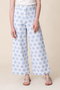 DISCO PANTS SUN ワイドパンツ エスゼット ブロックプリント/SZ BLOCKPRINTS