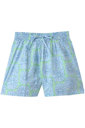 エスゼット ブロックプリント/SZ BLOCKPRINTSのDRAWSTRING SHORTS TROPICAL ドロストショートパンツ(110600/110603)