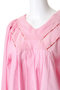 SAI TOP ROSE QUARTZ Vネックボリュームトップス エスゼット ブロックプリント/SZ BLOCKPRINTS