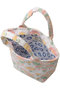ROMA TOTE GERANIUM トートバッグ エスゼット ブロックプリント/SZ BLOCKPRINTS