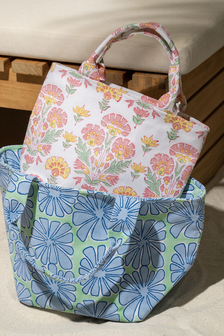 SZ BLOCKPRINTS(エスゼット ブロックプリント)｜LISBON TOTE TROPICAL