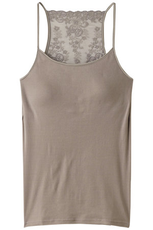 アロマティック/AROMATIQUEのコットンリバーレース パッド付 キャミソール(160200/160201)