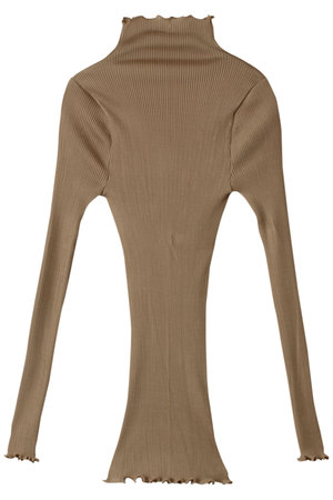 アロマティック/AROMATIQUEのシルクアコーディオン ボトルネック ロングスリーブ(110100/110103)