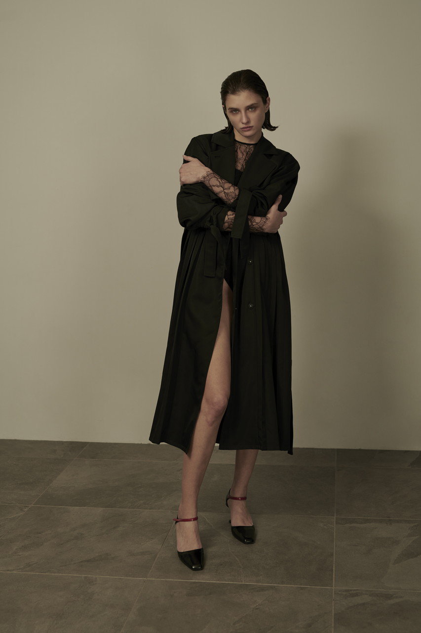 10周年限定AROMATIQUE アロマティック 総レースロングスリーブトップス AROMATIQUE(アロマティック)｜総レース ロングスリーブ/ブラック