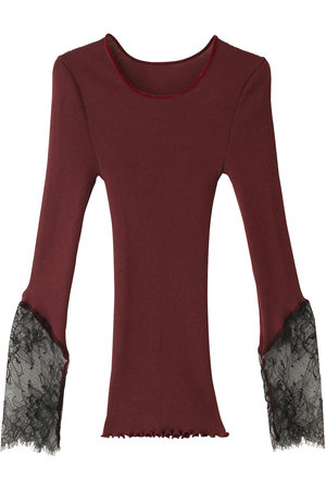 アロマティック/AROMATIQUEの袖レース ロングスリーブ(160200/160201)