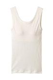 【ayame】パッド付タンクトップ（コットンシルク）