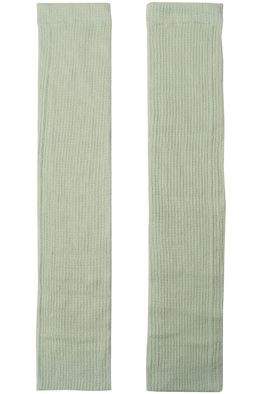 アロマティック/AROMATIQUEの【ayame】レッグウォーマー 内側シルク(ウグイス/N396AY)