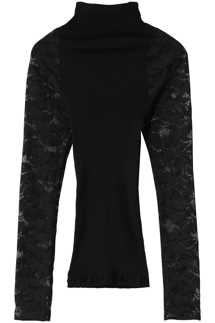 AROMATIQUE(アロマティック)｜レースロングスリーブ/ブラック の通販