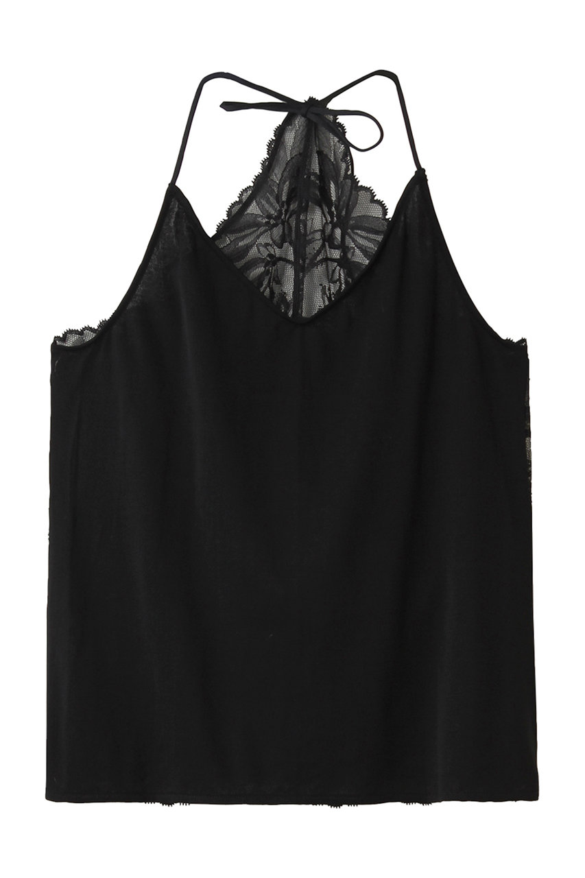 アロマティック/AROMATIQUEの100双バックレースキャミソール(ブラック/J884AR)