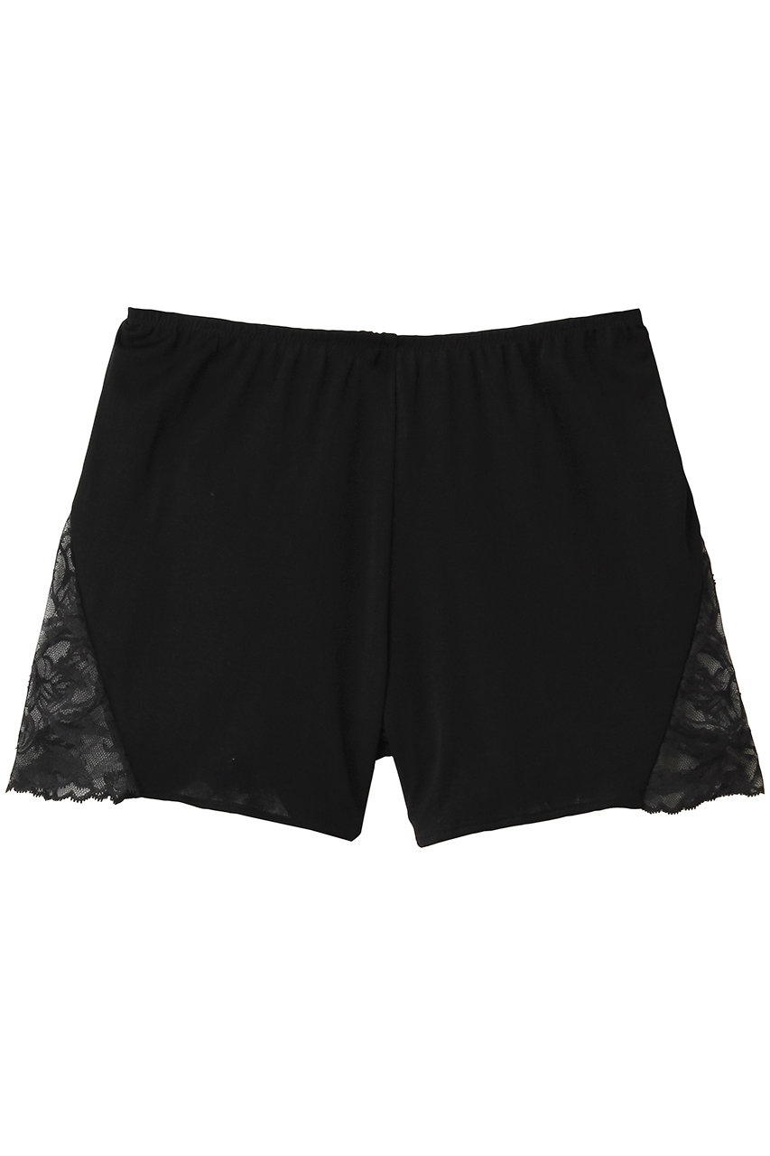 アロマティック/AROMATIQUEの100双サイドレースフレアパンツ(ブラック/L379AR)