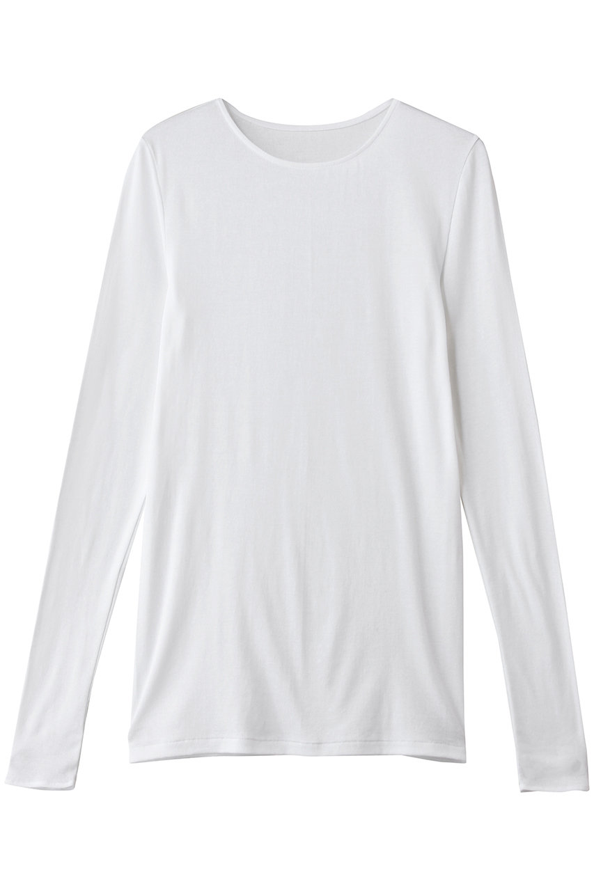 アロマティック/AROMATIQUEの100双クルーネックロングスリーブ(ホワイト/J885AR)