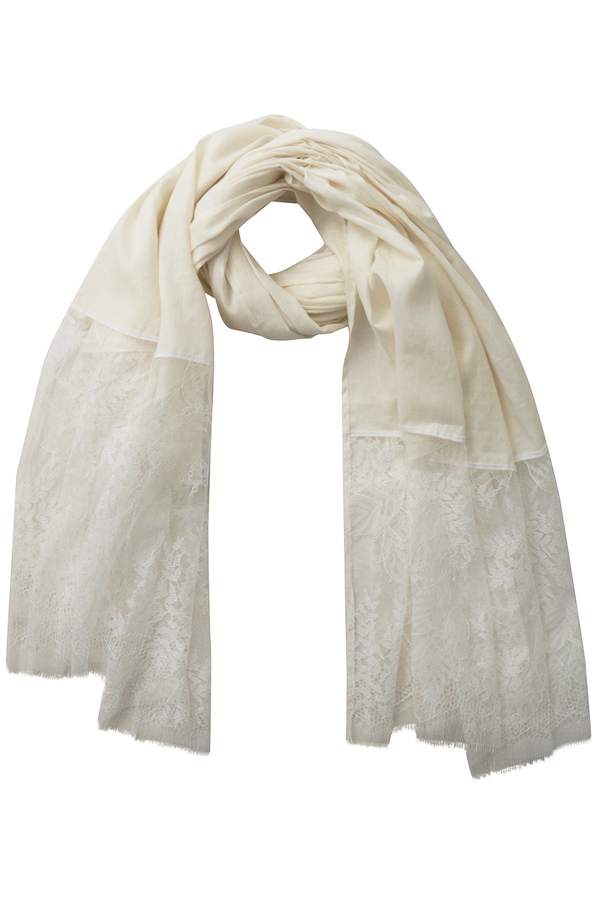 アロマティック/AROMATIQUEのLinen 大判スカーフ(アイボリー/N920AR)