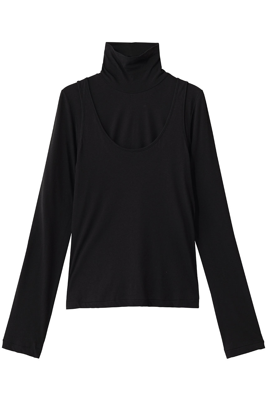 IIROT(イロット)｜Cotton Cashmere トップス/ブラック の通販